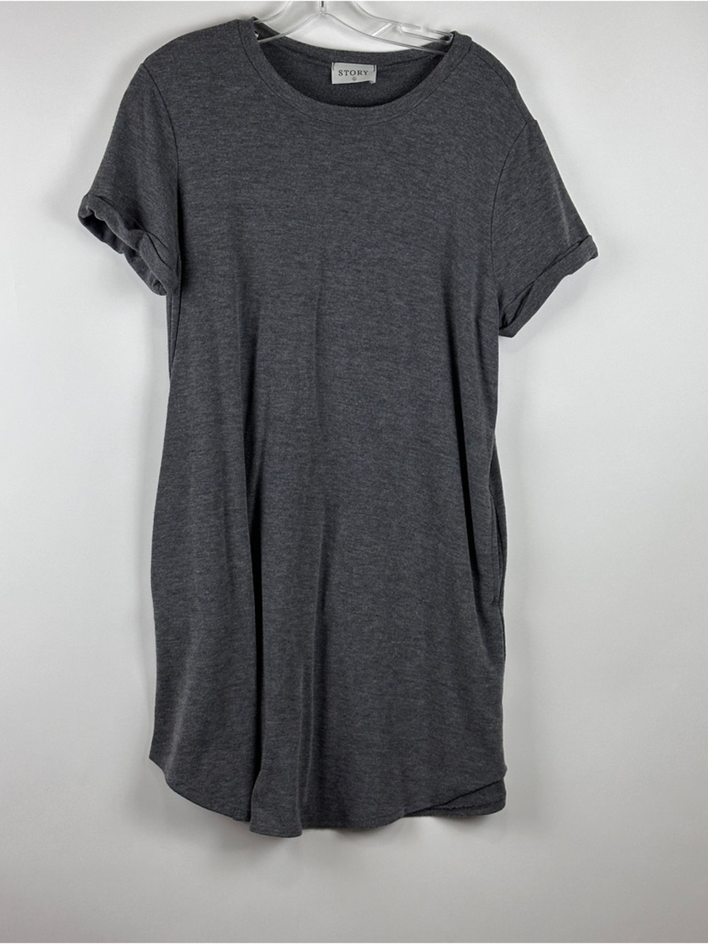 Story Women’s Short Sleeve Crew Neck Casual T-Shirt Dress